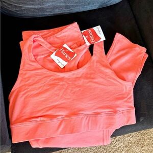 Hanes Women's Coral Set